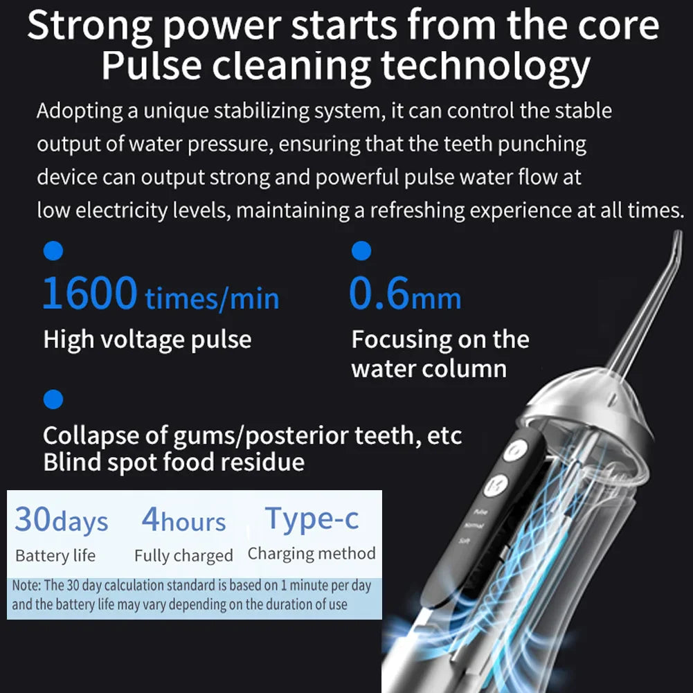 FreshSmile Portable Water Flosser