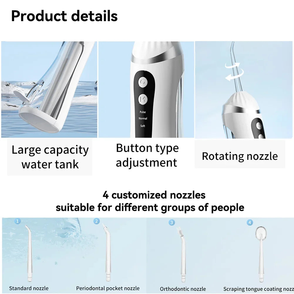 FreshSmile Portable Water Flosser